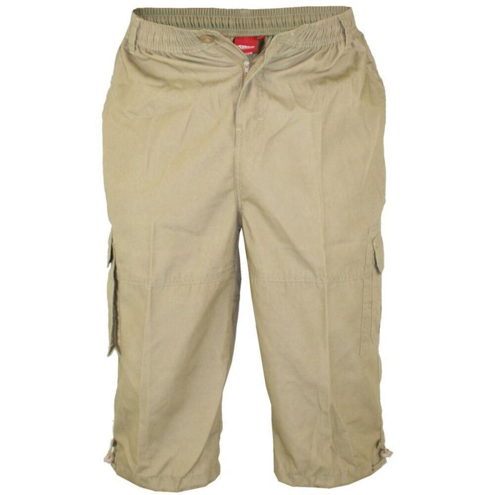 Duke Mens D555 Mason Kingsize Cargo Shorts / Sand